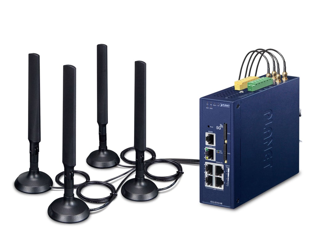 PLANET Industrial 5G NR Cellular gateway/kontroler ICG-2515-NR