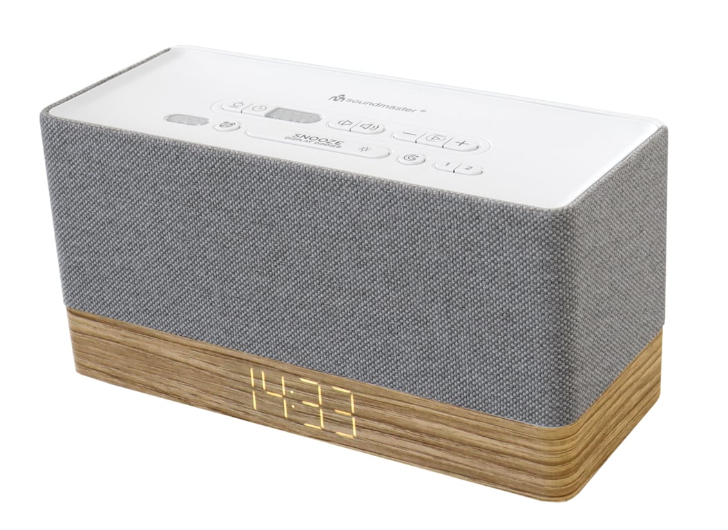 Soundmaster UR630WE radio Zegar Szary, Biały