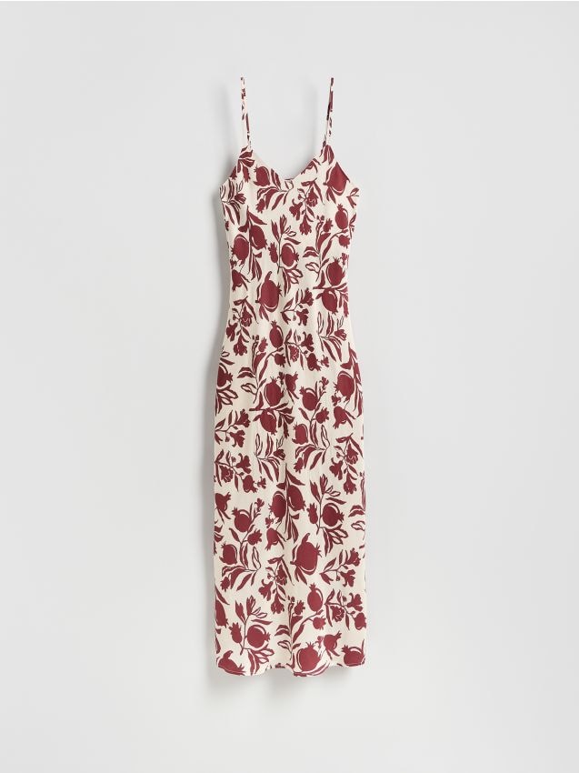 Reserved - Sukienka z wiskozą Circulose® - wielobarwny