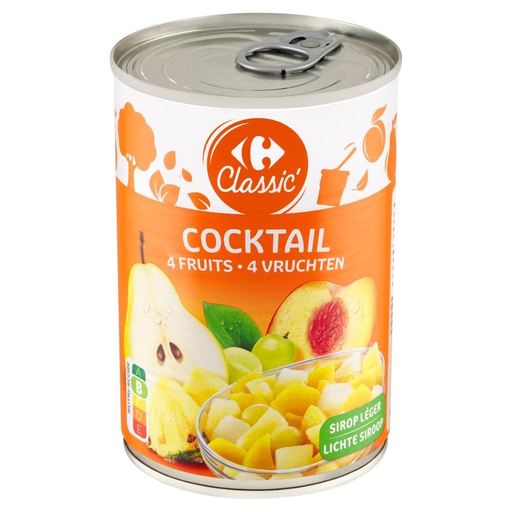 Carrefour Classic Mieszanka owoców w syropie 412 g