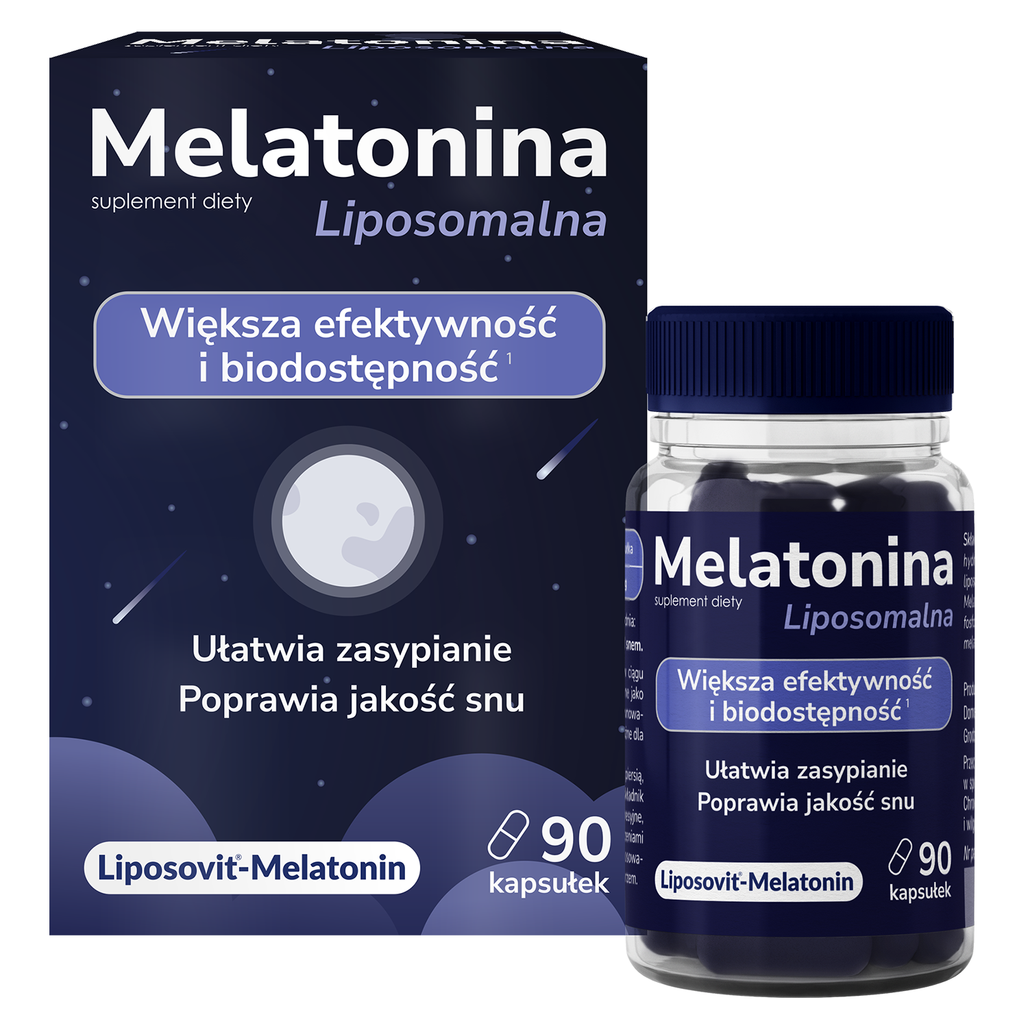 Melatonina Liposomalna, 90 kapsułek