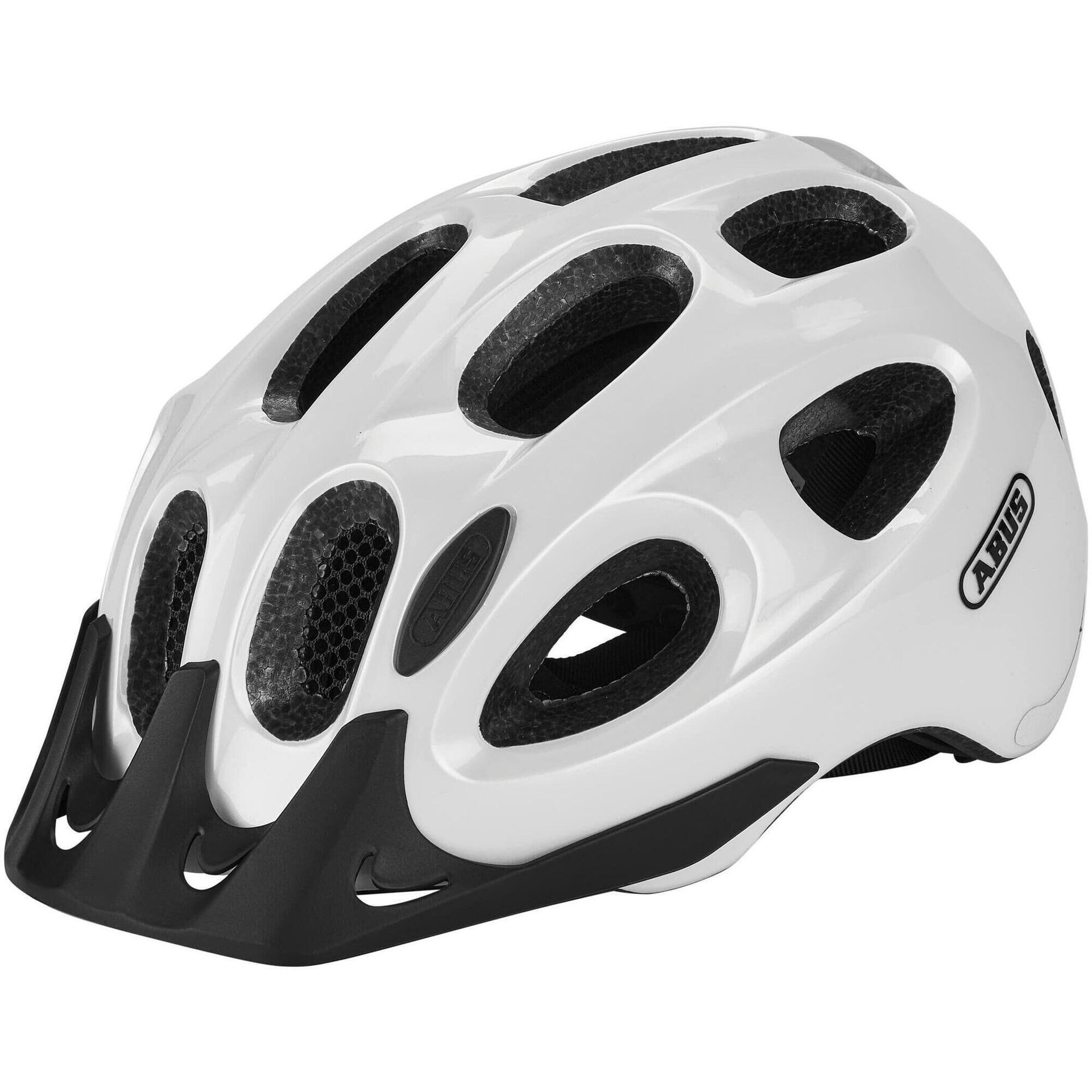 ABUS Youn-I Ace Kask rowerowy, biały M | 52-57cm 2022 Kaski miejskie i trekkingowe