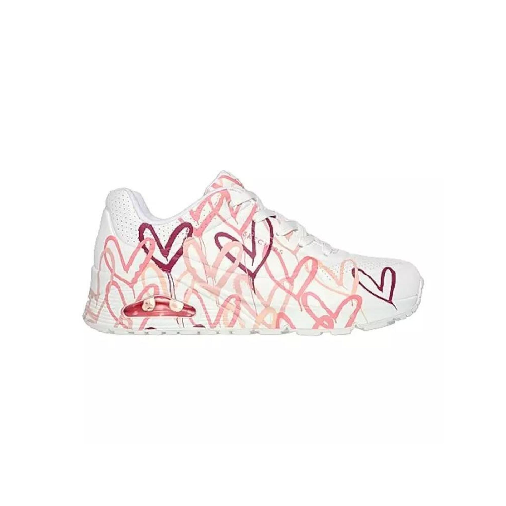 Tenisówki Skechers Model Uno-spread The Love Kolor Biały