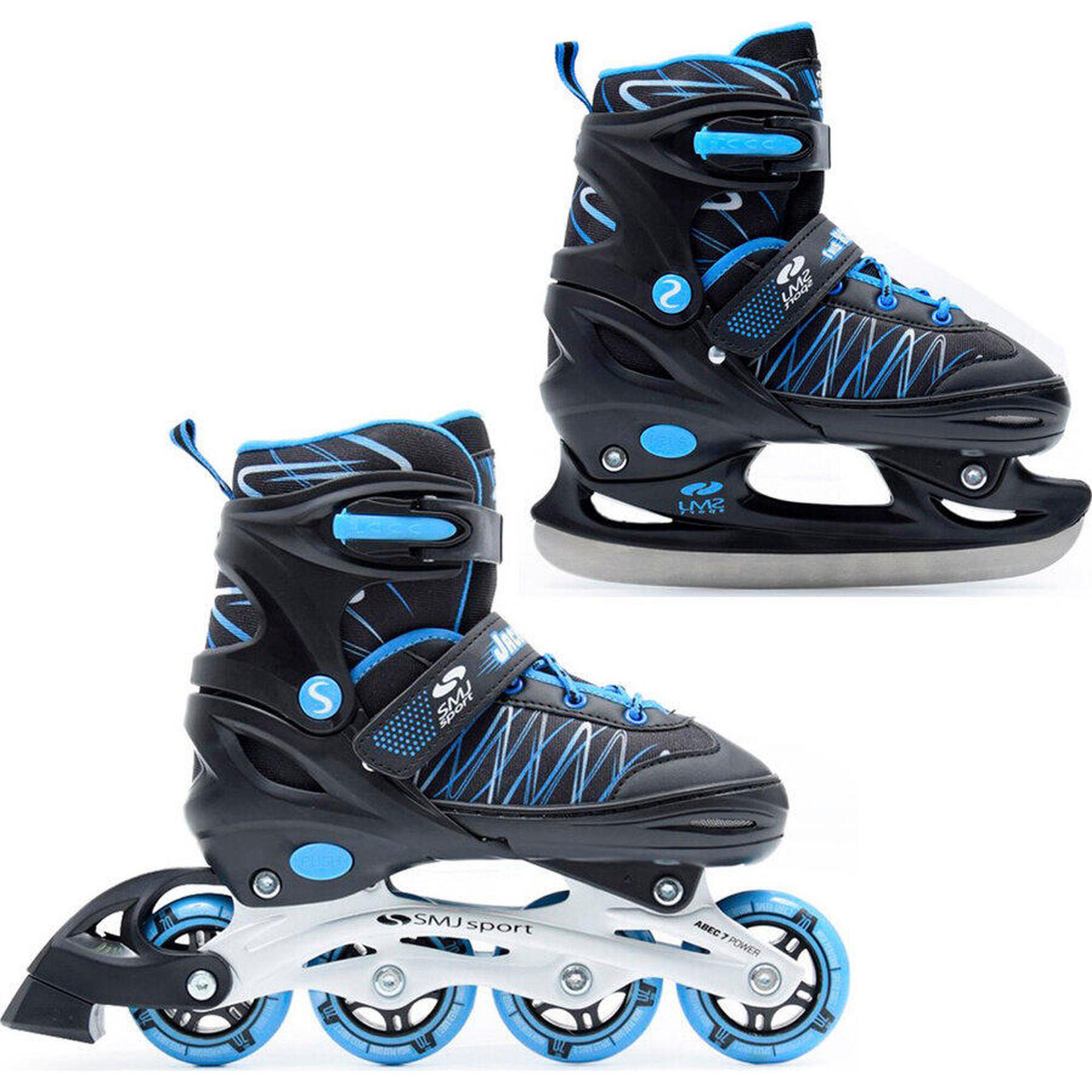 SMJ sport 2w1 łyżwy + rolki regulowane sport JACK
