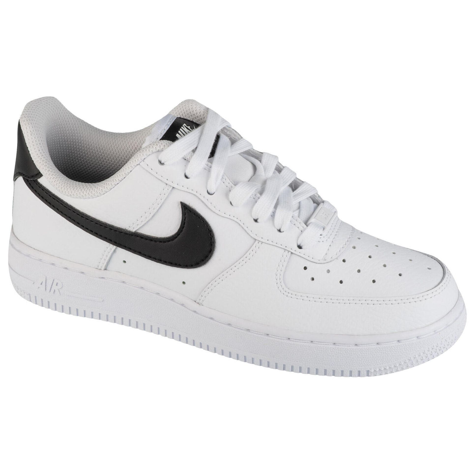 Nike Air Force 1 '07, damskie niskie buty sportowe, Biały Czarny Biały, 38 EU