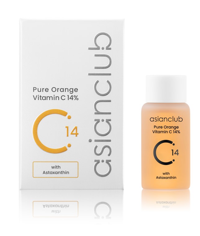 AsianClub Pure Orange Serum do Twarzy Vitamin C 14% 15ml Krótka Data Ważności 11.09.2025r.
