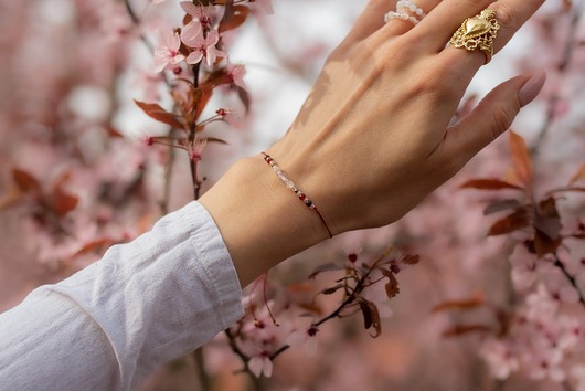 Bransoletka zodiakalna Bliźnięta - Topaz Cytryn Karneol Tygrysie Oko