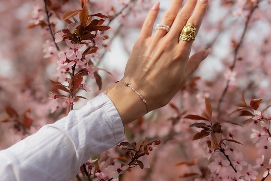 Bransoletka dla Lwa - Kryształ Topaz Rubin Cytryn