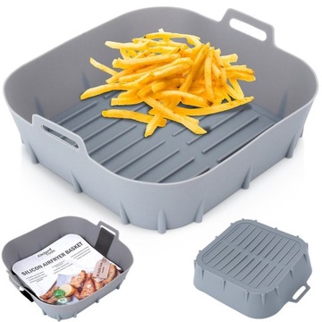 Wkład Silikonowy do frytkownicy Air Fryer beztłuszczowej forma do pieczenia