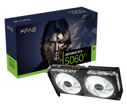 KFA2 GeForce RTX 5060 Ti 1-Click OC 16GB GDDR7 DLSS4 56IZN8MDCPOK