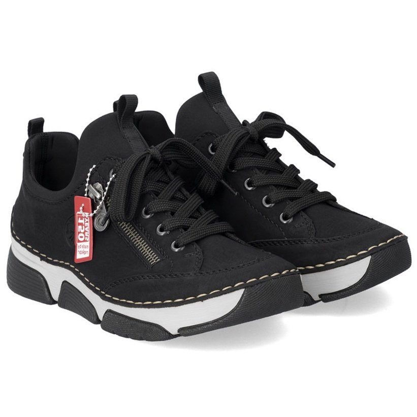 Sneakersy damskie Rieker 45973-00 BLACK 36