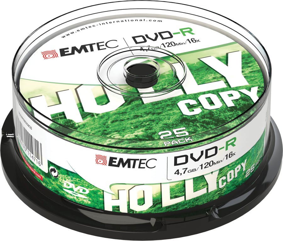Emtec ECOVR472516CB płyta DVD 4,7 GB DVD-R 25 szt.