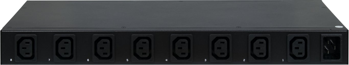 Inter-Tech SD-1688 rozdzielacz zasilania PDU Czarny