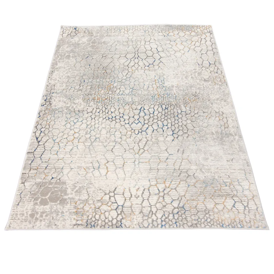 Niebiesko-szary prostokątny dywan - Kalin 2X