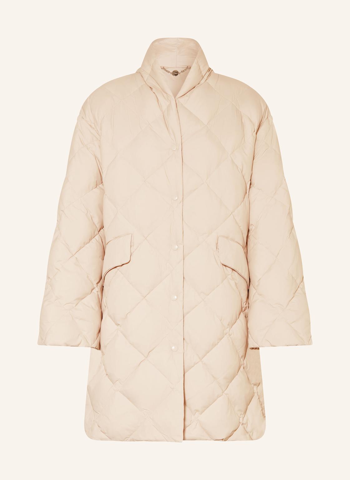 Marc Cain Płaszcz Puchowy Dwustronny beige