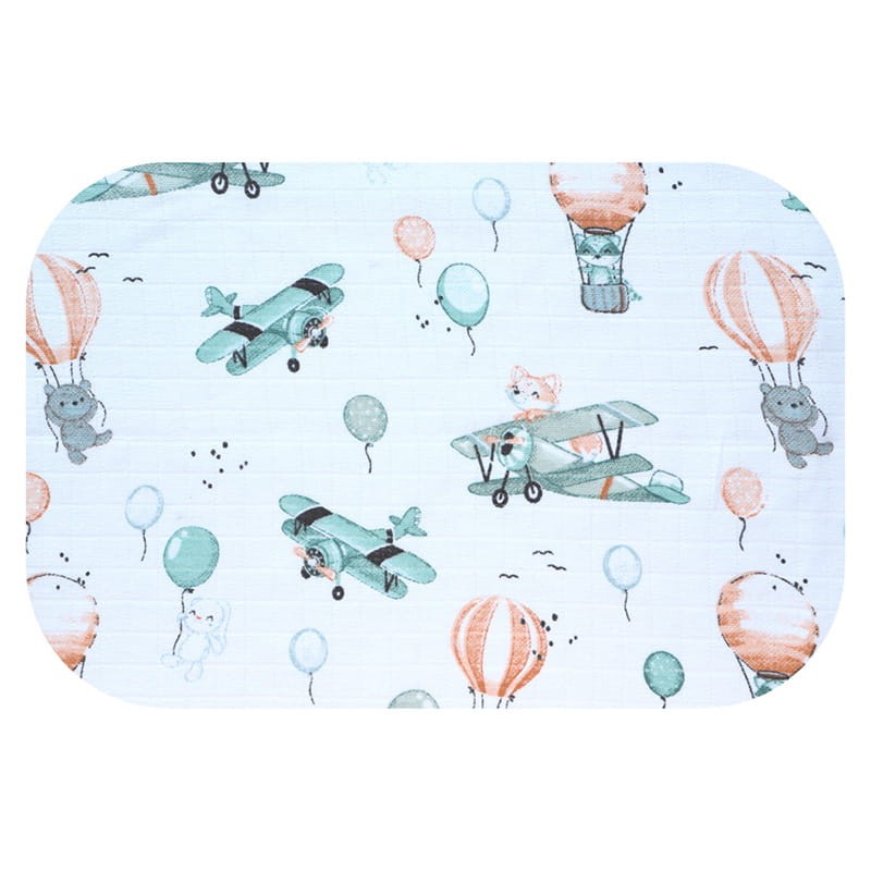Ega Kids Pieluszka Tetrowa Wzorzysta 1 szt. 70x80 cm Zwierzątka W Powietrzu
