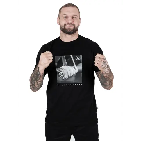 Środowisko Miejskie T-shirt Koszulka Fight For Yours Black