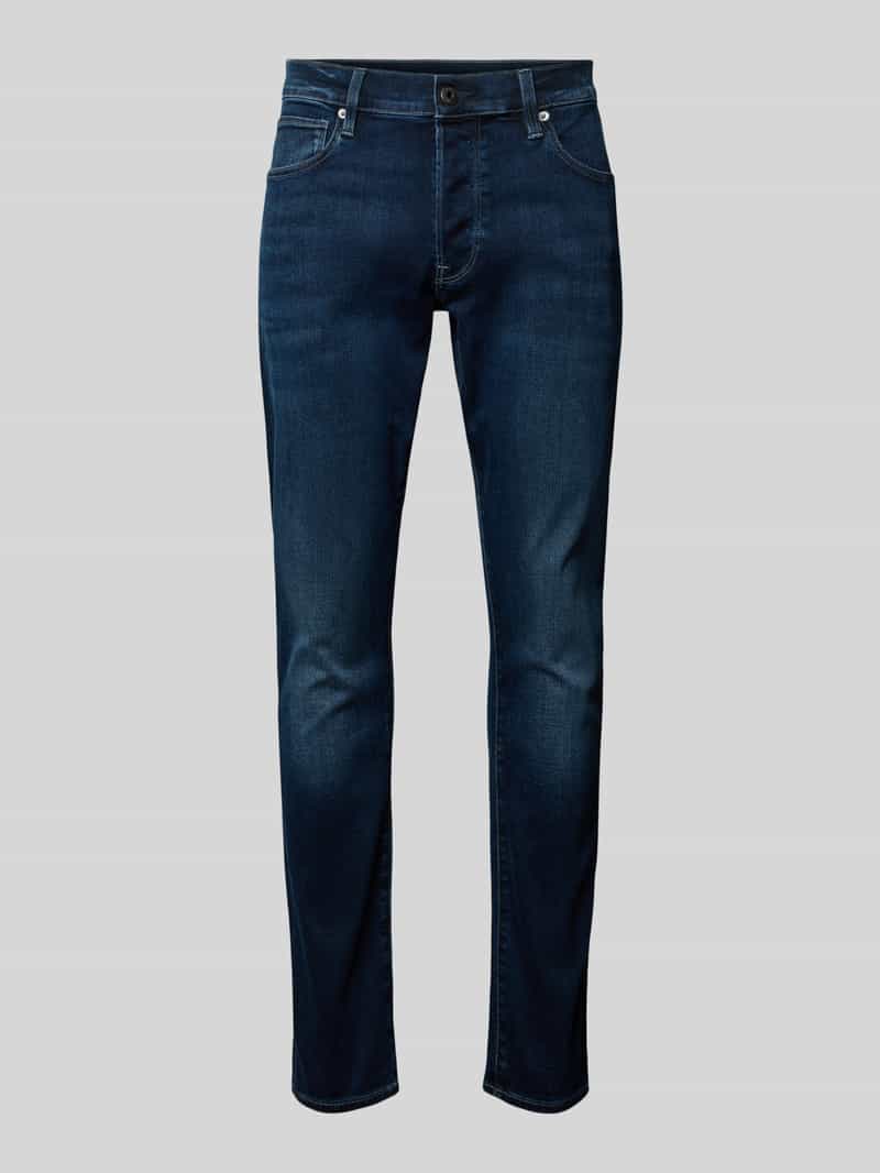 Jeansy o kroju slim fit z 5 kieszeniami