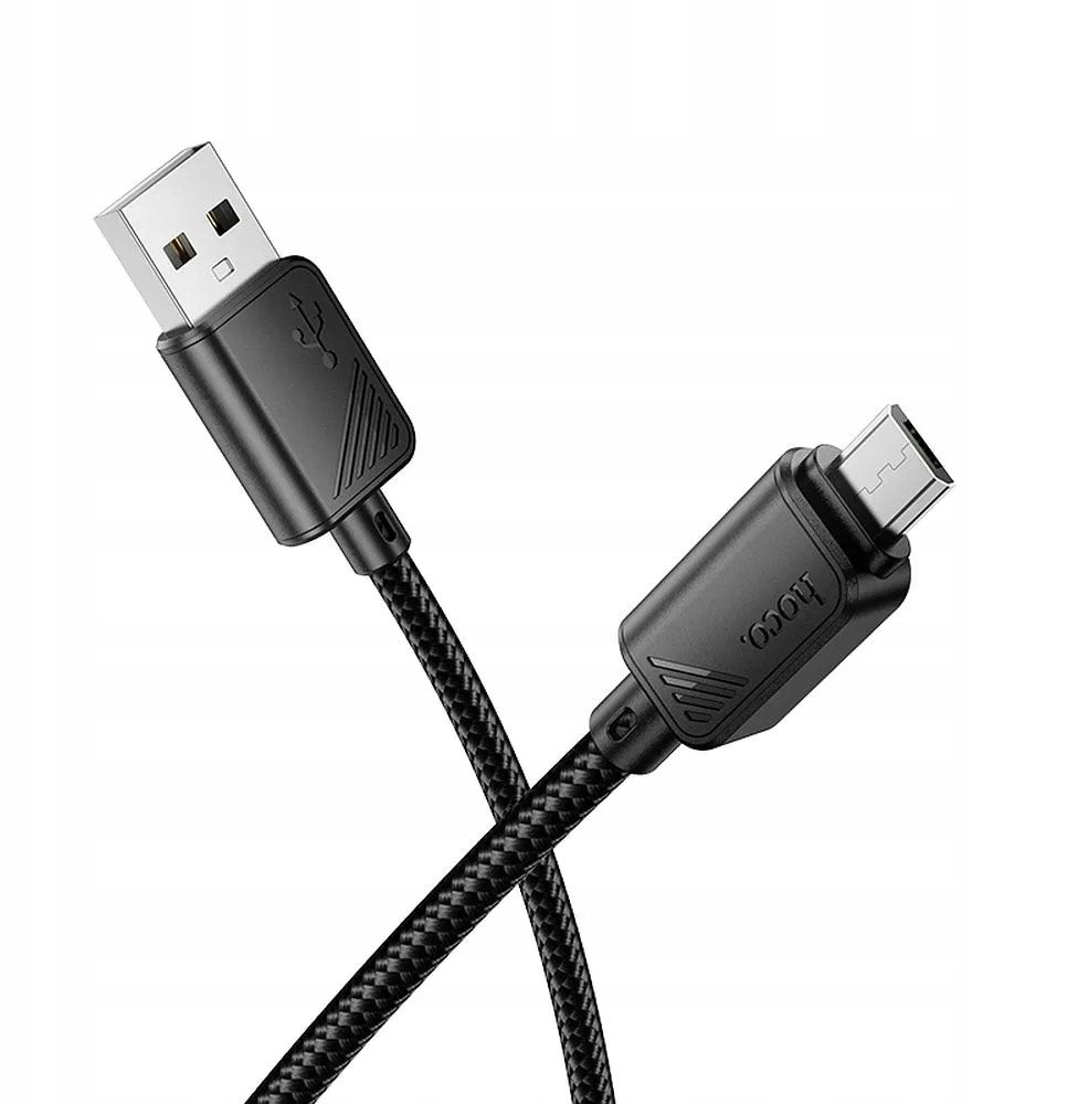 Kabel USB A do Micro USB Hoco 2,4A 1 m X113 czarny