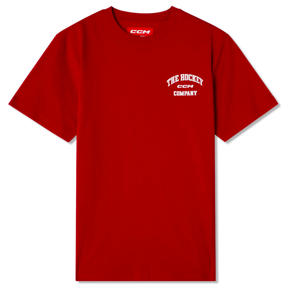 Koszulka dziecięca CCM Athleisure Tee Red M