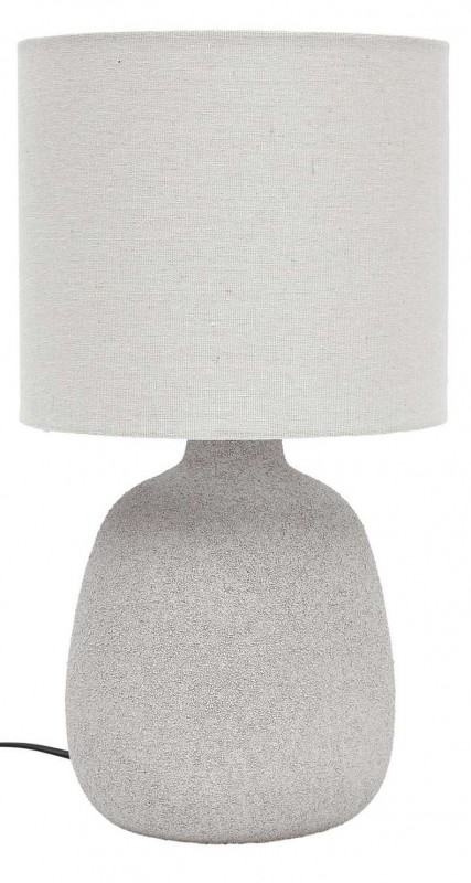 Lampa stołowa TERRA 40 cm szara