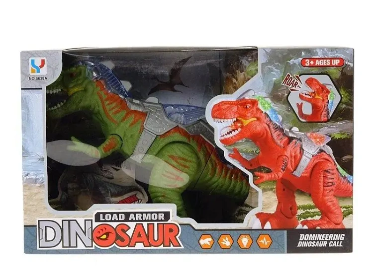 Dinozaur na baterie ruchomy, światło i dźwięk - ADAR