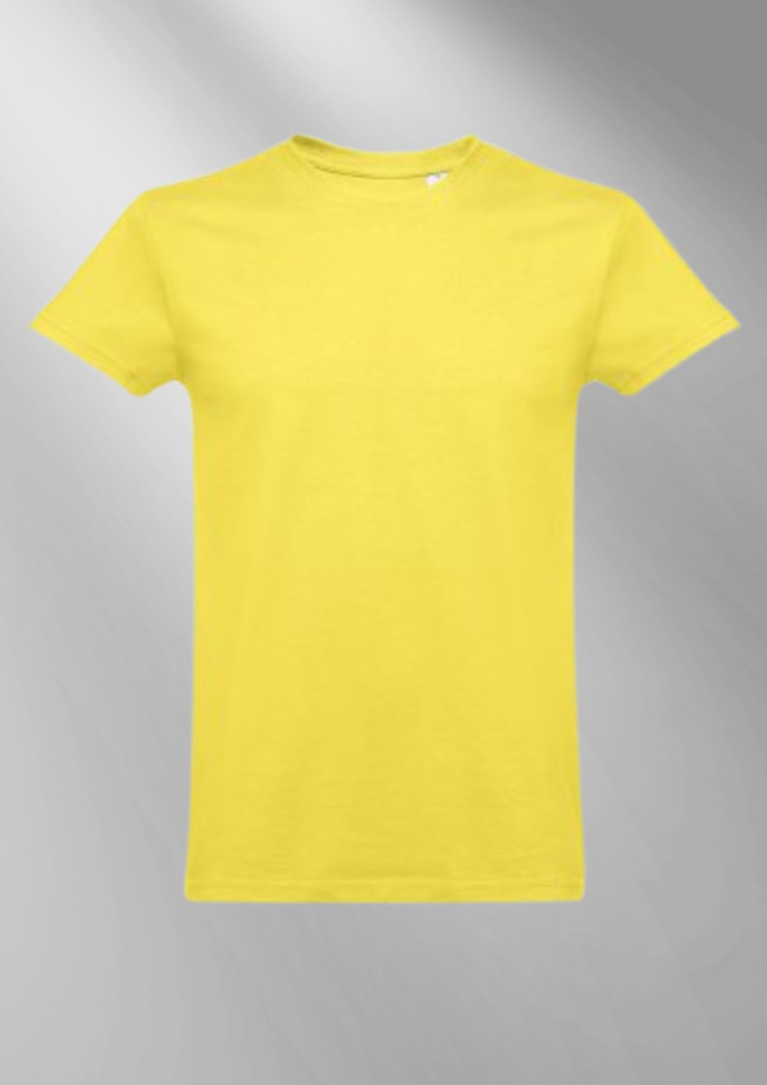 T-Shirt koszulka uniwersalna ŻÓŁTA bez nadruku 100% bawełna rozmiar 3XL