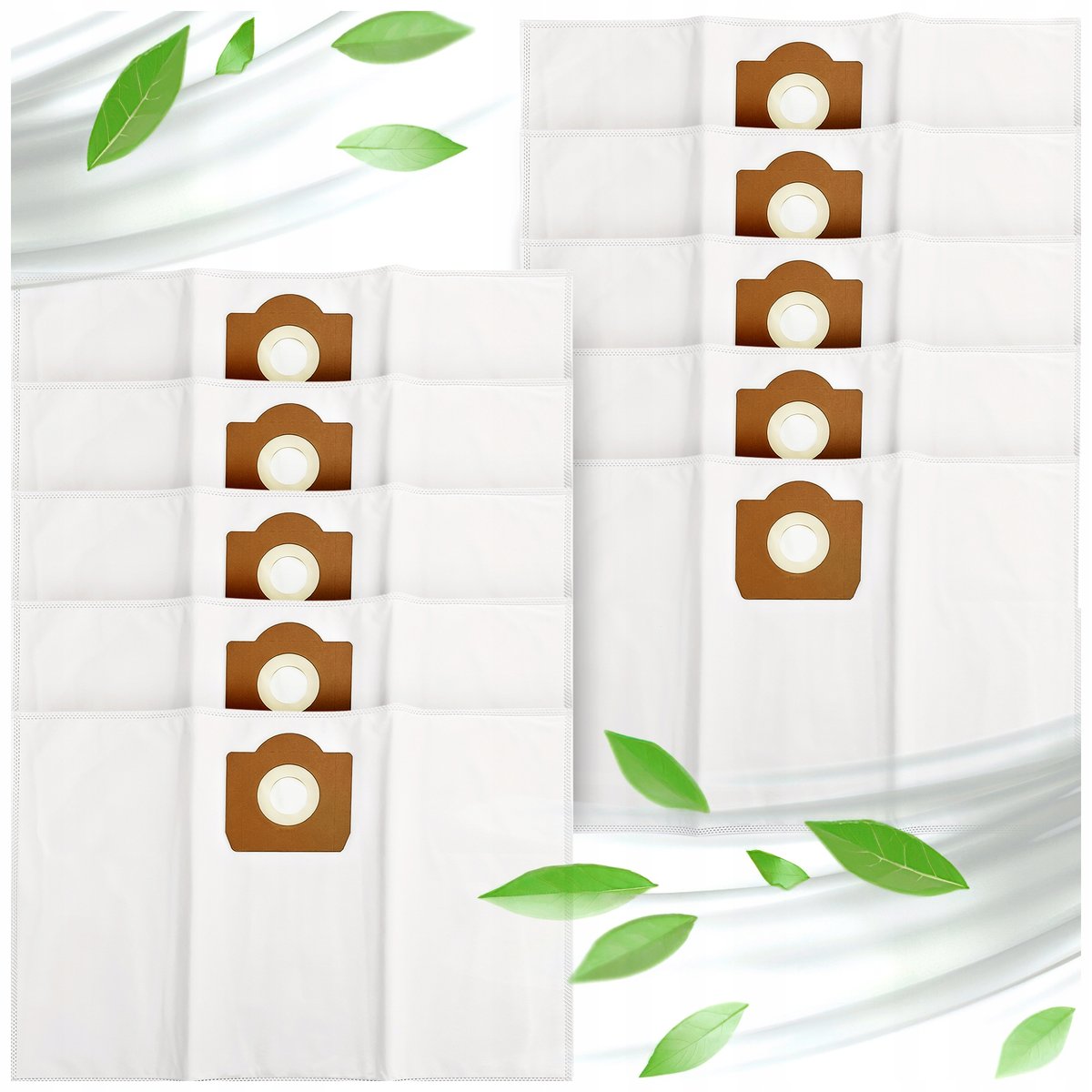 10X Worki Worek Do Odkurzacza Bosch Gas 15 20L Makita Vc2512L Vc3511L Mocne