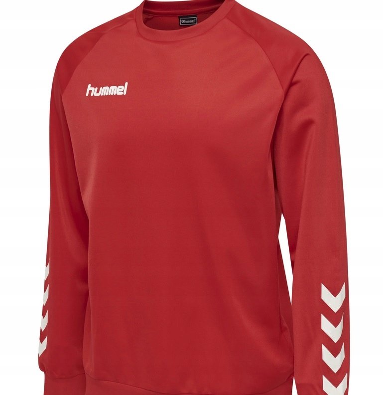 Bluza dziecięca sportowa czerwona Hummel Promo Poly r.164