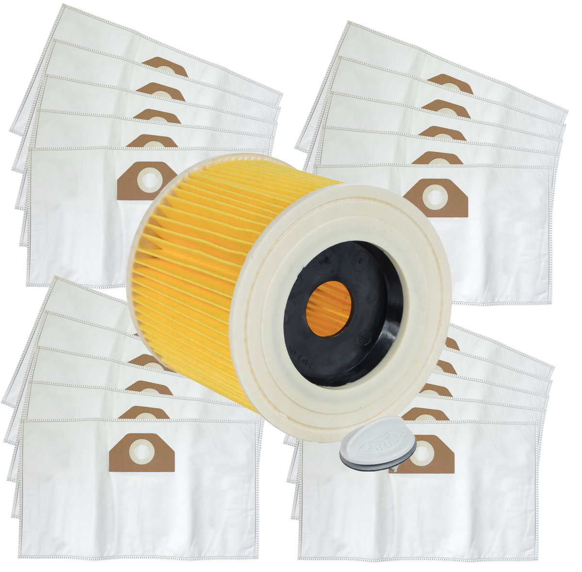 Filtr Worki 20X Do Odkurzacza Karcher Wd3 200 Mv3