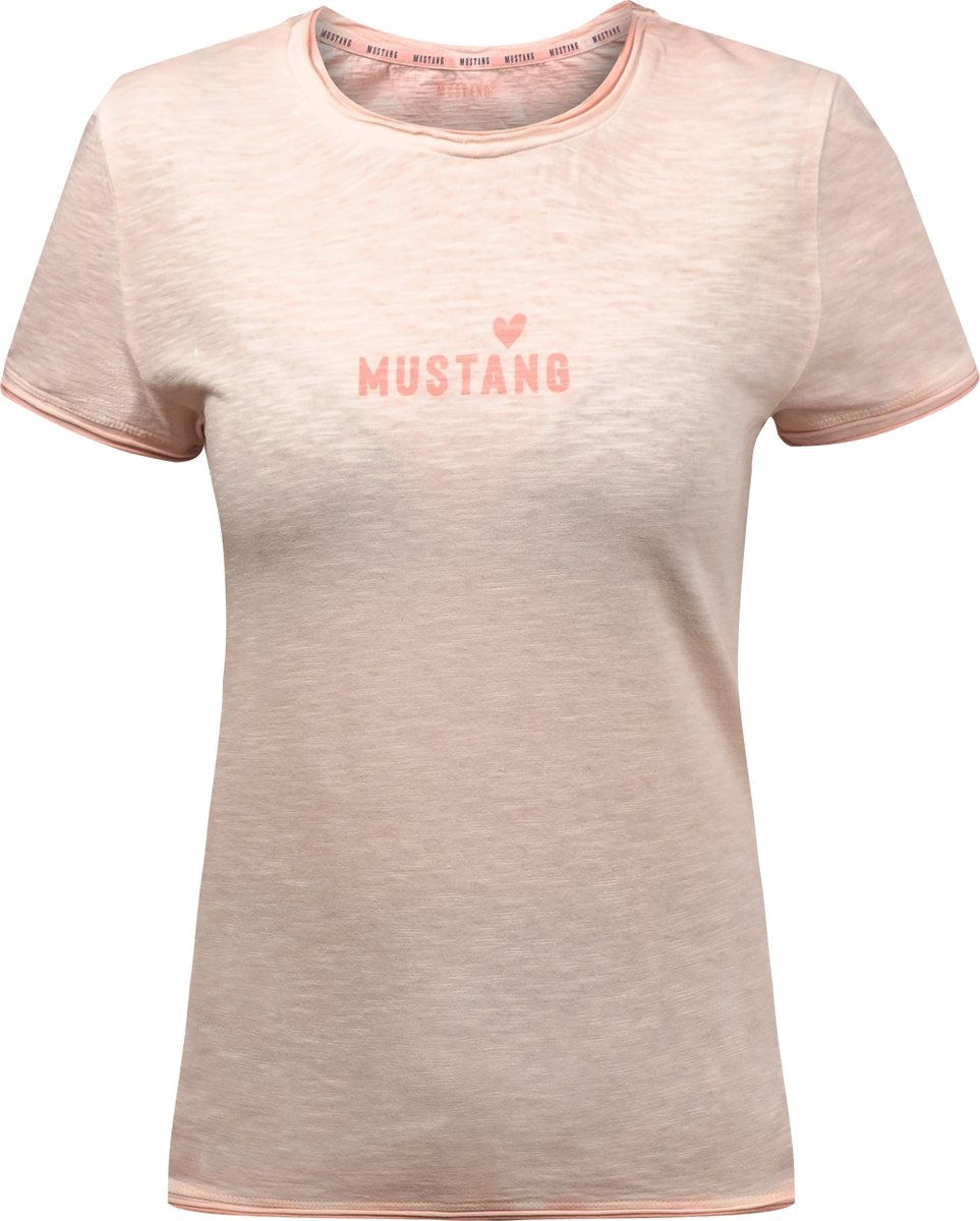 KOSZULKA damska tshirt t shirt damski z krótkim rękawem MUSTANG bawełna M
