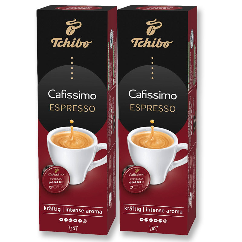 Kapsułki Tchibo Cafissimo Espresso Intense Aroma zestaw 2x 10 sztuk kaps.