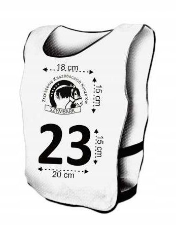 Kamizelka Narciarska Znaczniki Dla Szkółek M Biały