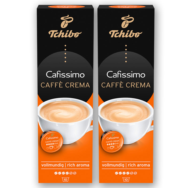 Kapsułki Tchibo Cafissimo Caffe Crema Rich Aroma zestaw 2op. 10 sztuk kaps.