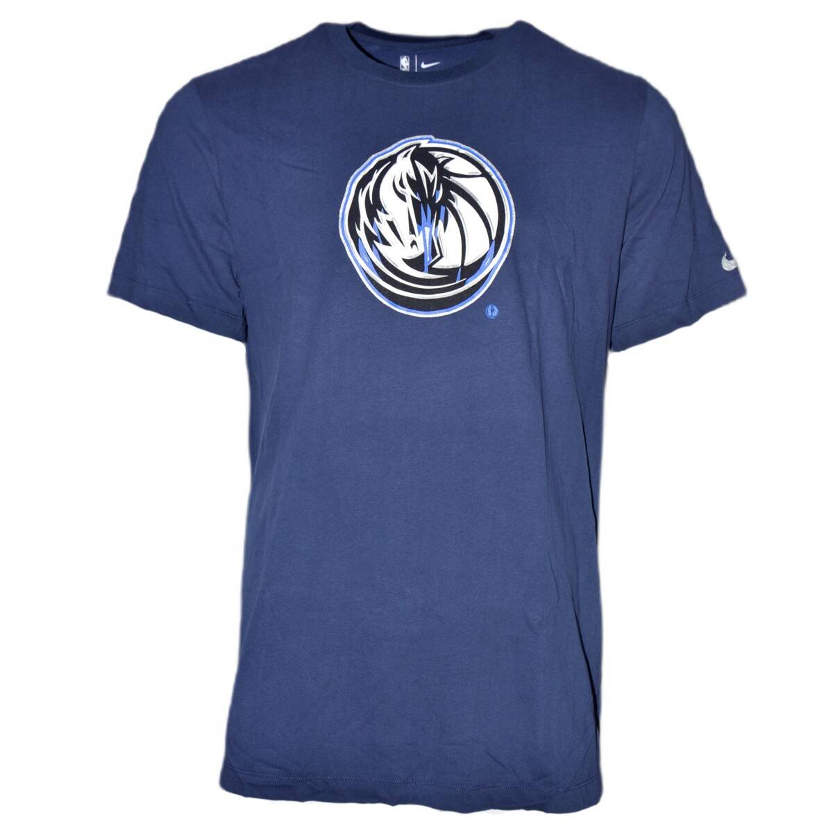 Koszulka Nike Dallas Mavericks Essential Dry T-shirt Chrome Logo College Navy - CZ7252-419-S