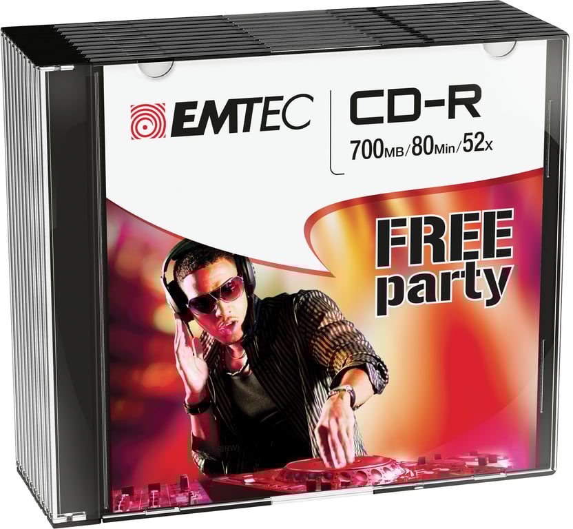 Emtec ECOC801052SL płyta CD CD-R 700 MB 52x 10 szt.