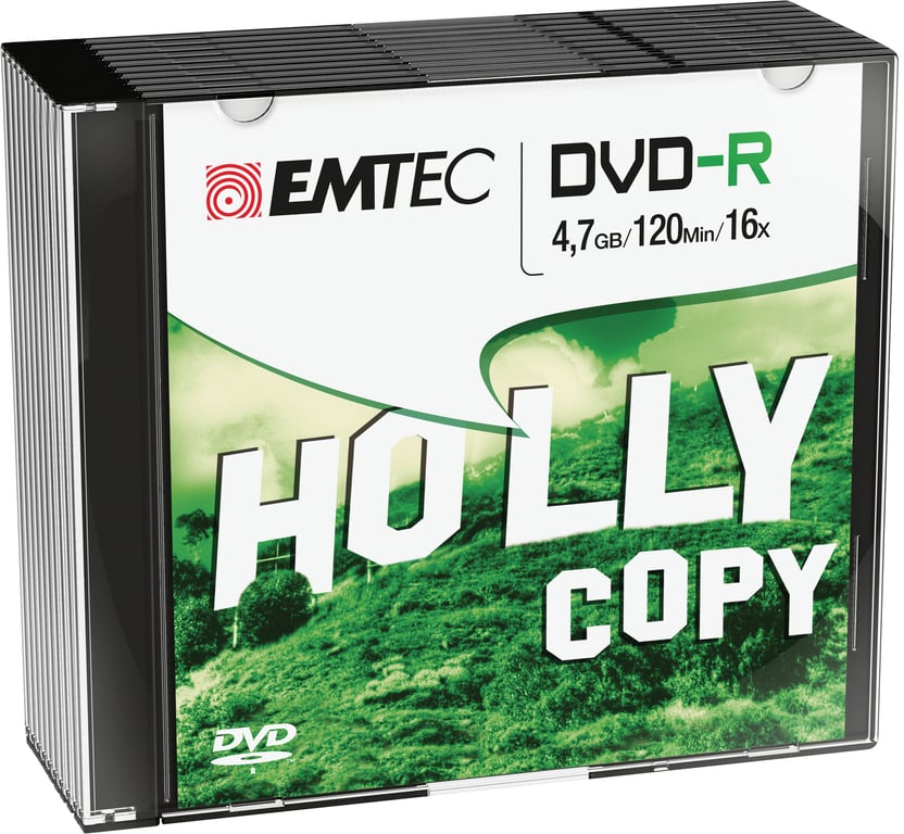 Emtec ECOVR471016SL płyta DVD 4,7 GB DVD-R 10 szt.