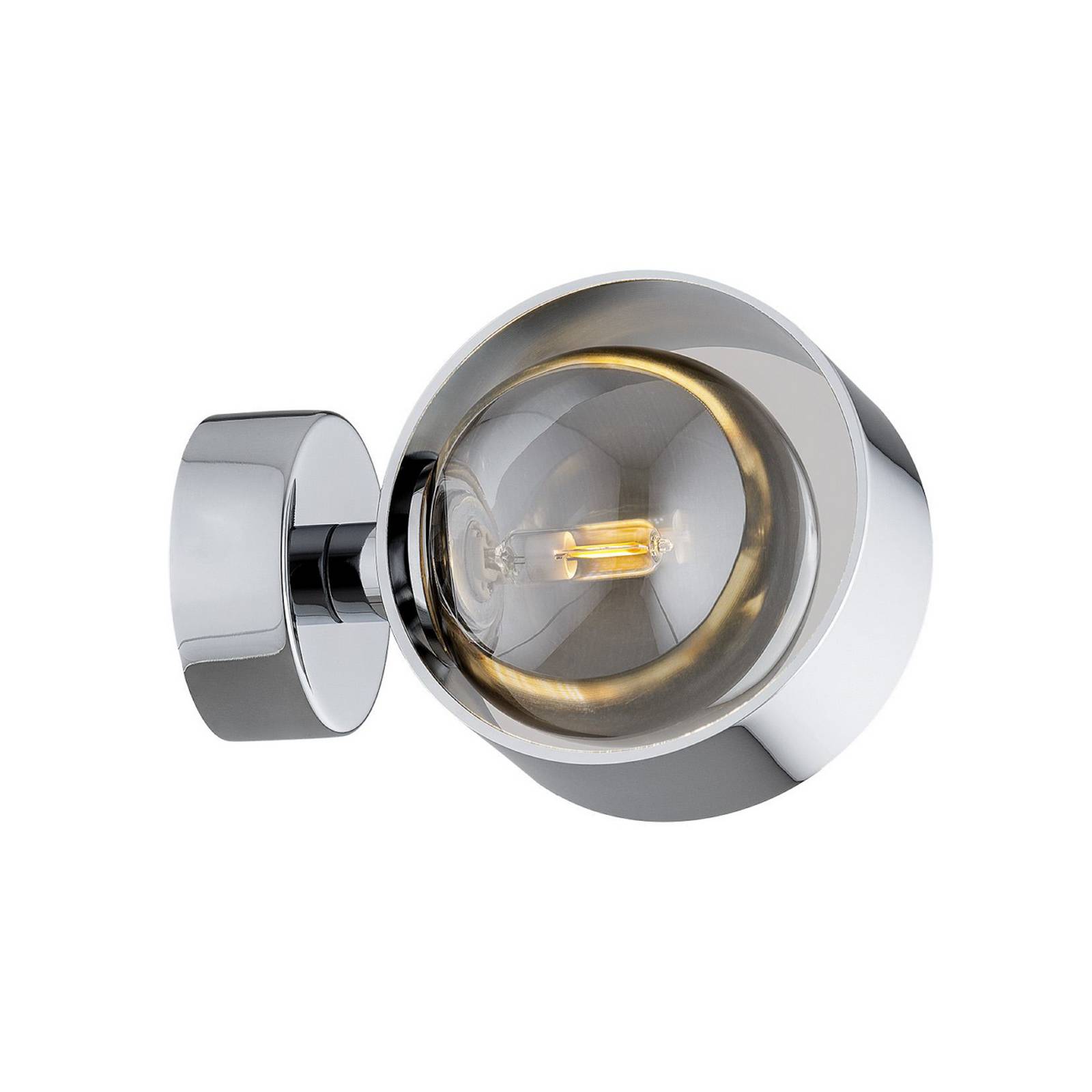 Argon Lampa sufitowa Mado, możliwość ściemniania, chromowy / srebrny, łazienka, metal, nowoczesny