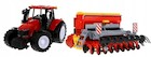 Traktor z siewnikiem