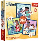 Puzzle 3w1 Czas ze Stitchem 20, 36 i 50 elementów