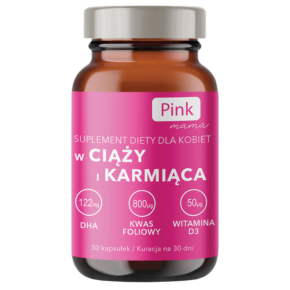 Pink Mama W ciąży i karmiąca, 30 kapsułek