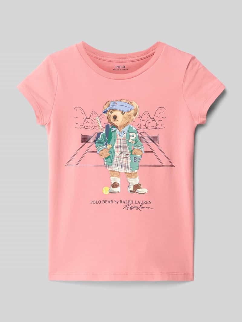 T-shirt z nadrukiem z motywem z logo