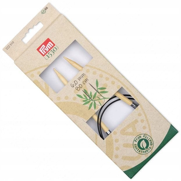 druty bambusowe z żyłką 80cm 6 PRYM 222510 .