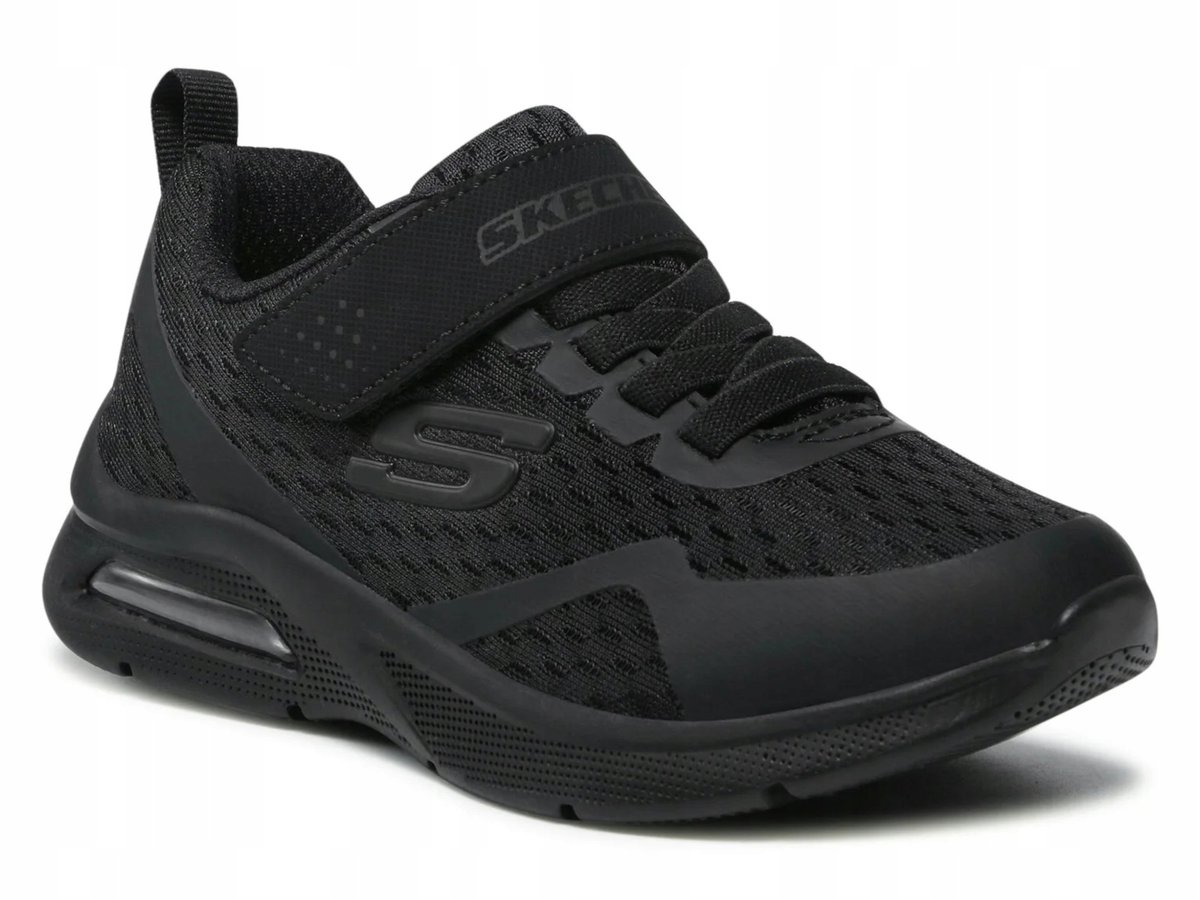 BUTY dziecięce SKECHERS TORVIX 403775L-BBK czarne na rzepę lekkie 33