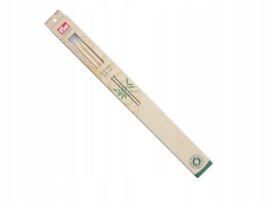 Druty proste bambusowe Prym 6.5 33cm 222120 .