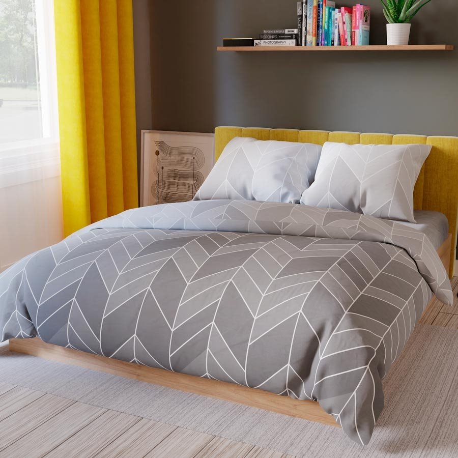 NITTA Komplet pościeli z bawełny satynowej 220x200cm