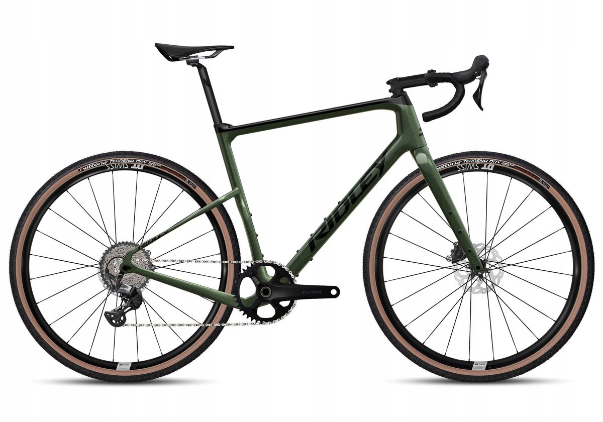 Rower Ridley Kanzo Adventure GRX600 1x12 ARMY GREEN METALLIC / BLACK, S