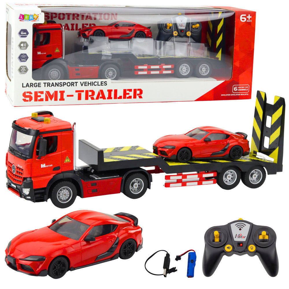 ZDALNIE STEROWANA LAWETA AUTO SPORTOWE CZERWONE