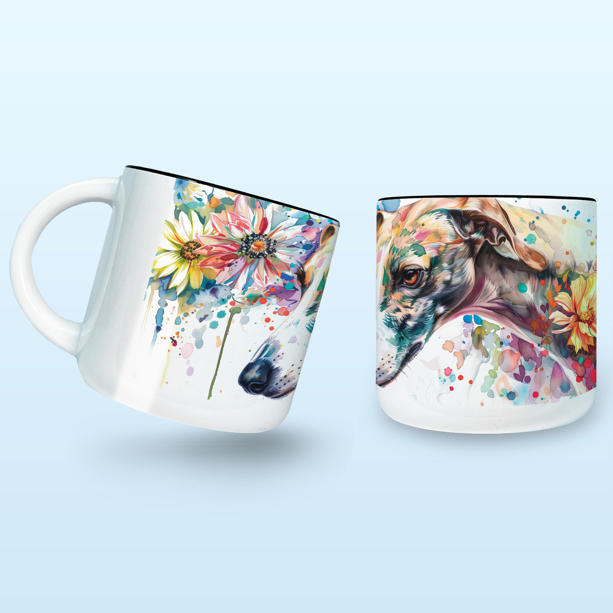 Kubek z Psem Whippet