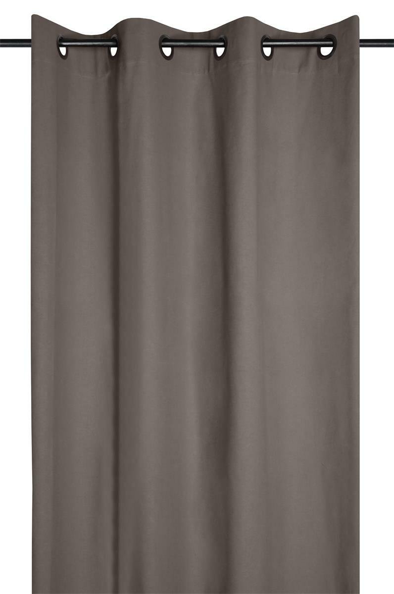 Zasłona DUO 135x240cm taupe, bawełna, nowoczesna